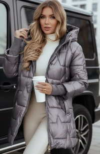 CLÉMENCE | MANTEAU LONG ET LAINE MÉLANGÉE