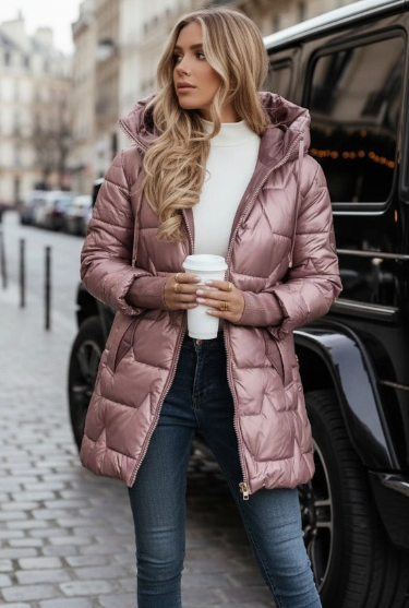 CLÉMENCE | MANTEAU LONG ET LAINE MÉLANGÉE